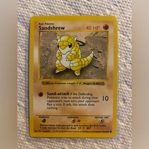 Original Shadowless Sandshrew